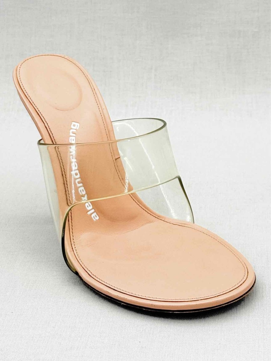 Pre - loved ALEXANDER WANG Nudie Beige Size EU 38.5 Heeled Shoes at Reems Closet