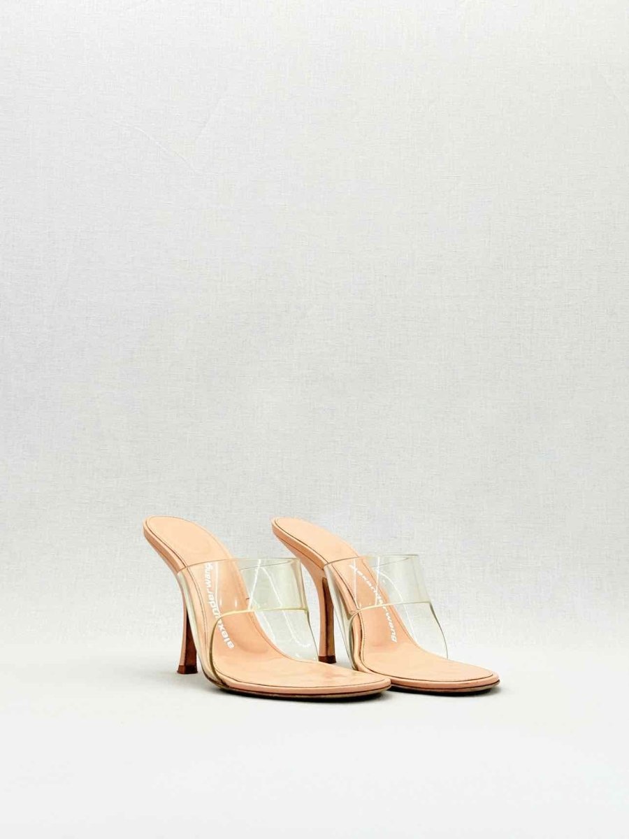 Pre - loved ALEXANDER WANG Nudie Beige Size EU 38.5 Heeled Shoes at Reems Closet