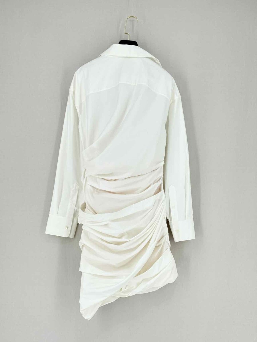 Pre - loved ALEXANDER WANG Off - white Size US 6 Short Dress at Reems Closet