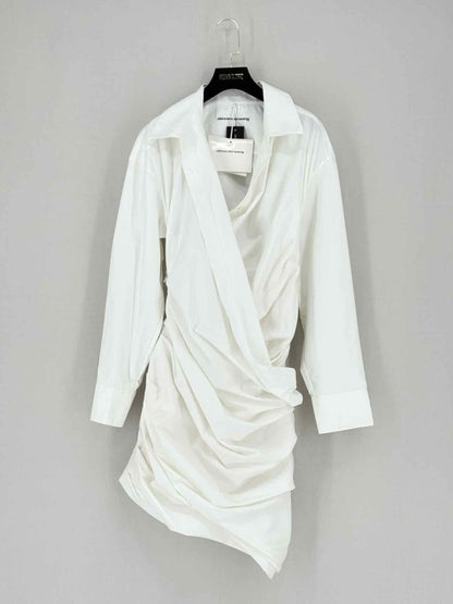 Pre - loved ALEXANDER WANG Off - white Size US 6 Short Dress at Reems Closet