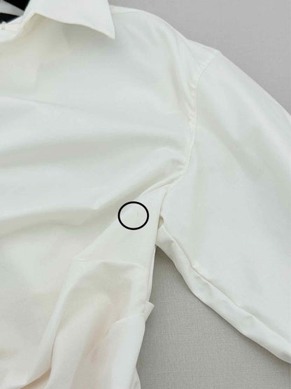 Pre - loved ALEXANDER WANG Off - white Size US 6 Short Dress at Reems Closet