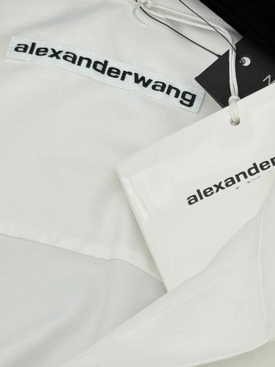 Pre - loved ALEXANDER WANG Off - white Size US 6 Short Dress at Reems Closet