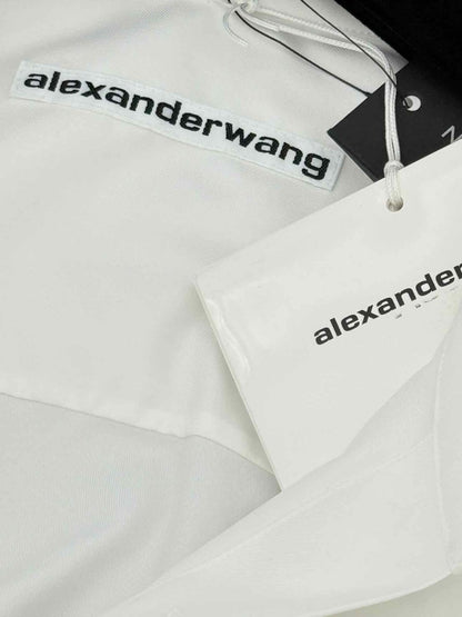 Pre - loved ALEXANDER WANG Off - white Size US 6 Short Dress at Reems Closet