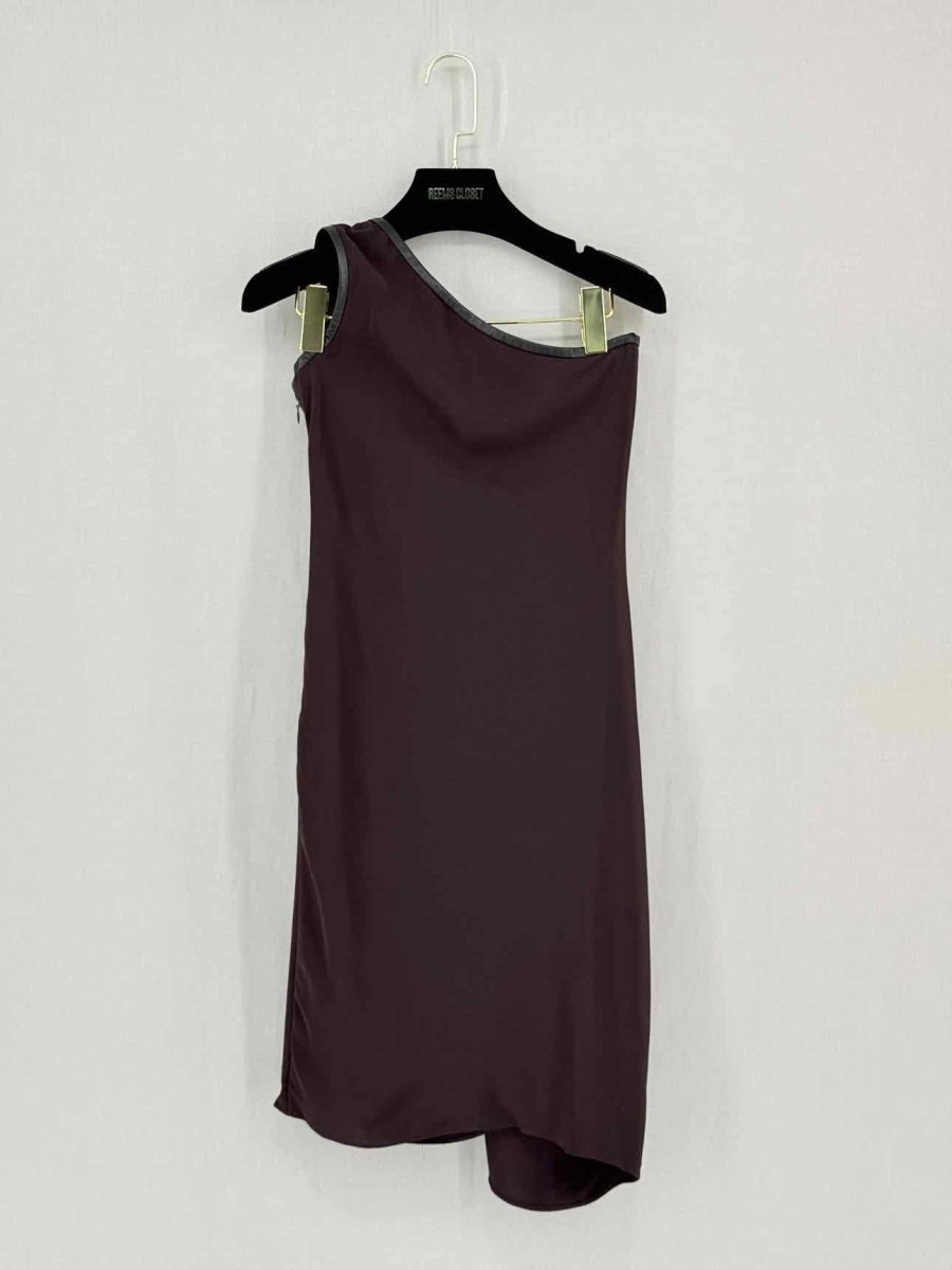 Pre - loved ALEXANDER WANG Plum Size US 6 Knee Length Dress at Reems Closet