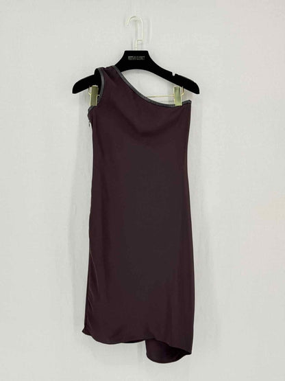 Pre - loved ALEXANDER WANG Plum Size US 6 Knee Length Dress at Reems Closet