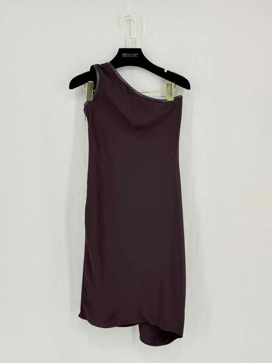 Pre - loved ALEXANDER WANG Plum Size US 6 Knee Length Dress at Reems Closet