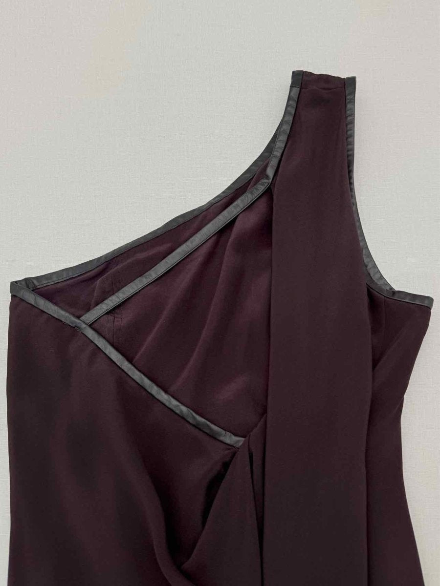 Pre - loved ALEXANDER WANG Plum Size US 6 Knee Length Dress at Reems Closet