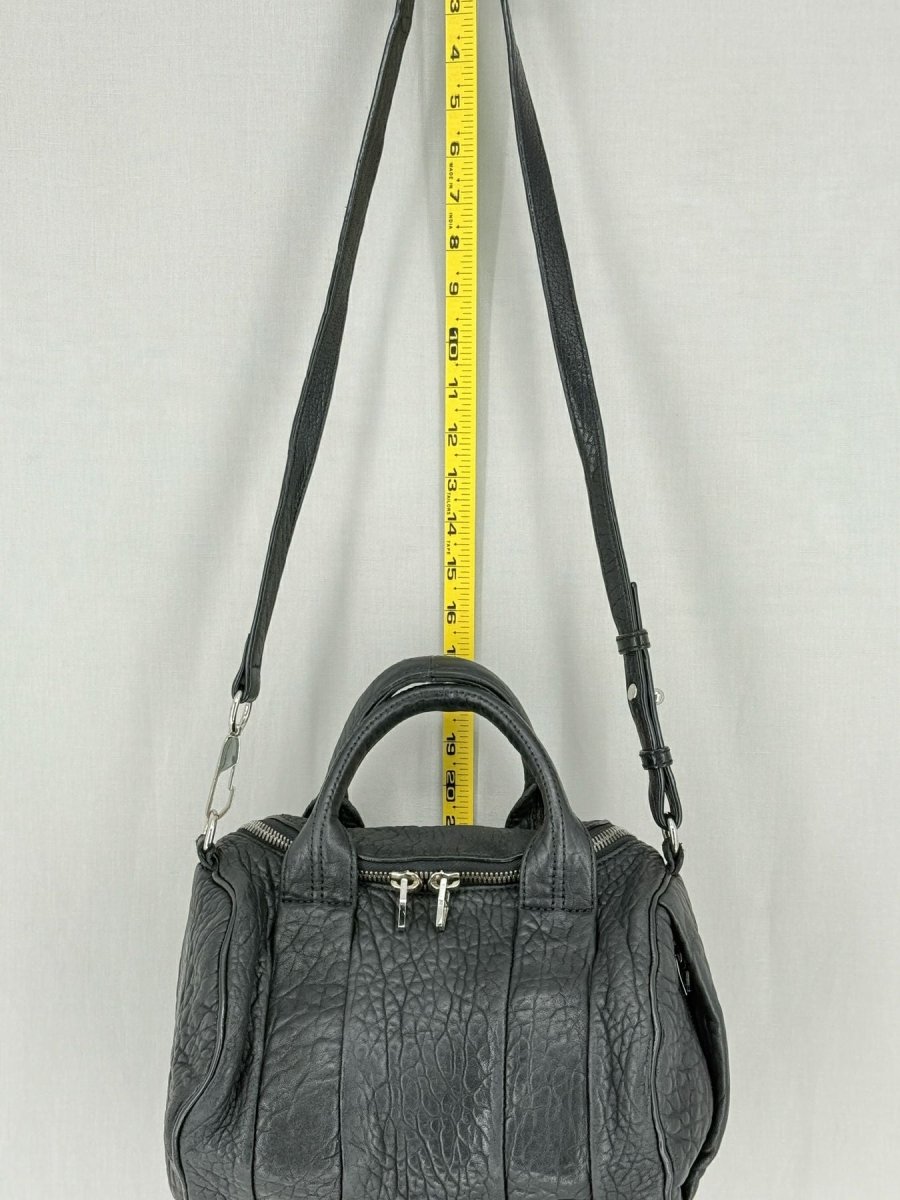 Pre - loved ALEXANDER WANG Rocky Black Top Handle at Reems Closet