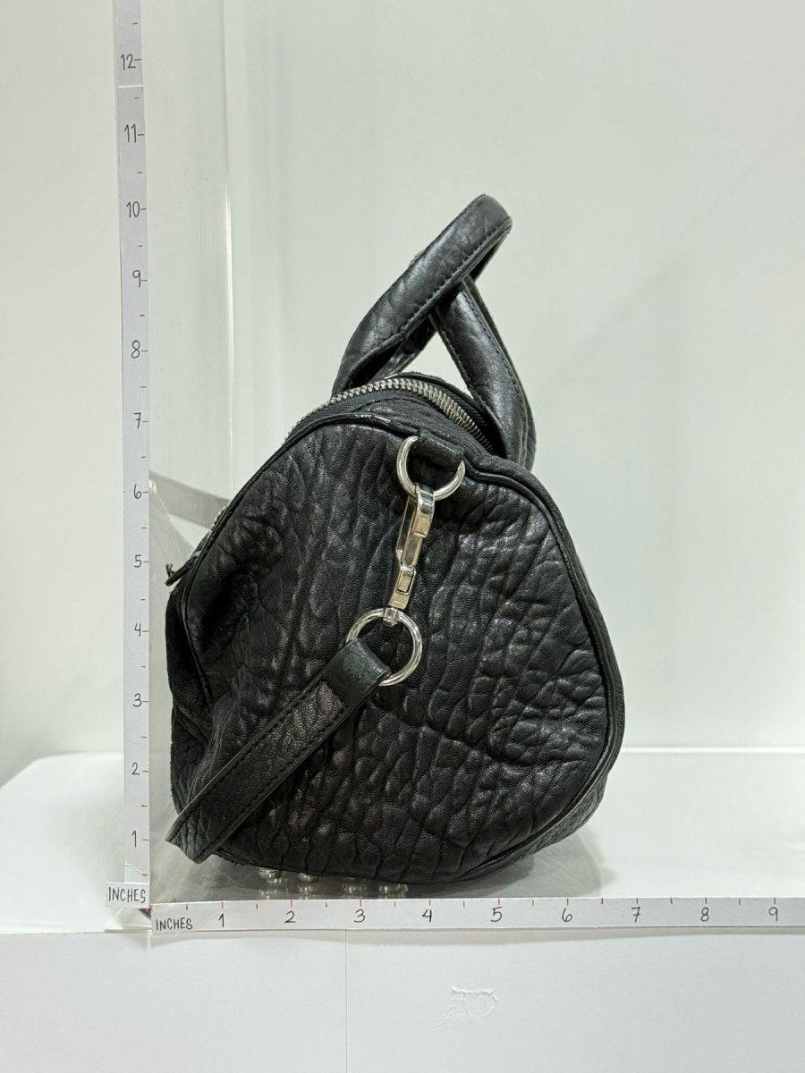 Pre - loved ALEXANDER WANG Rocky Black Top Handle at Reems Closet