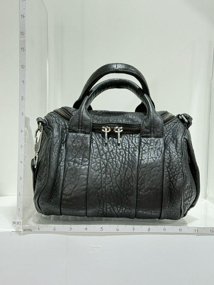 Pre - loved ALEXANDER WANG Rocky Black Top Handle at Reems Closet