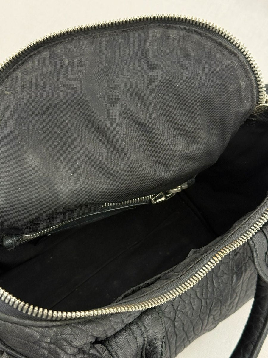 Pre - loved ALEXANDER WANG Rocky Black Top Handle at Reems Closet