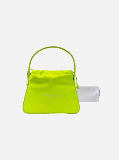 Pre - loved ALEXANDER WANG Ryan Neon Green Shoulder Bag at Reems Closet