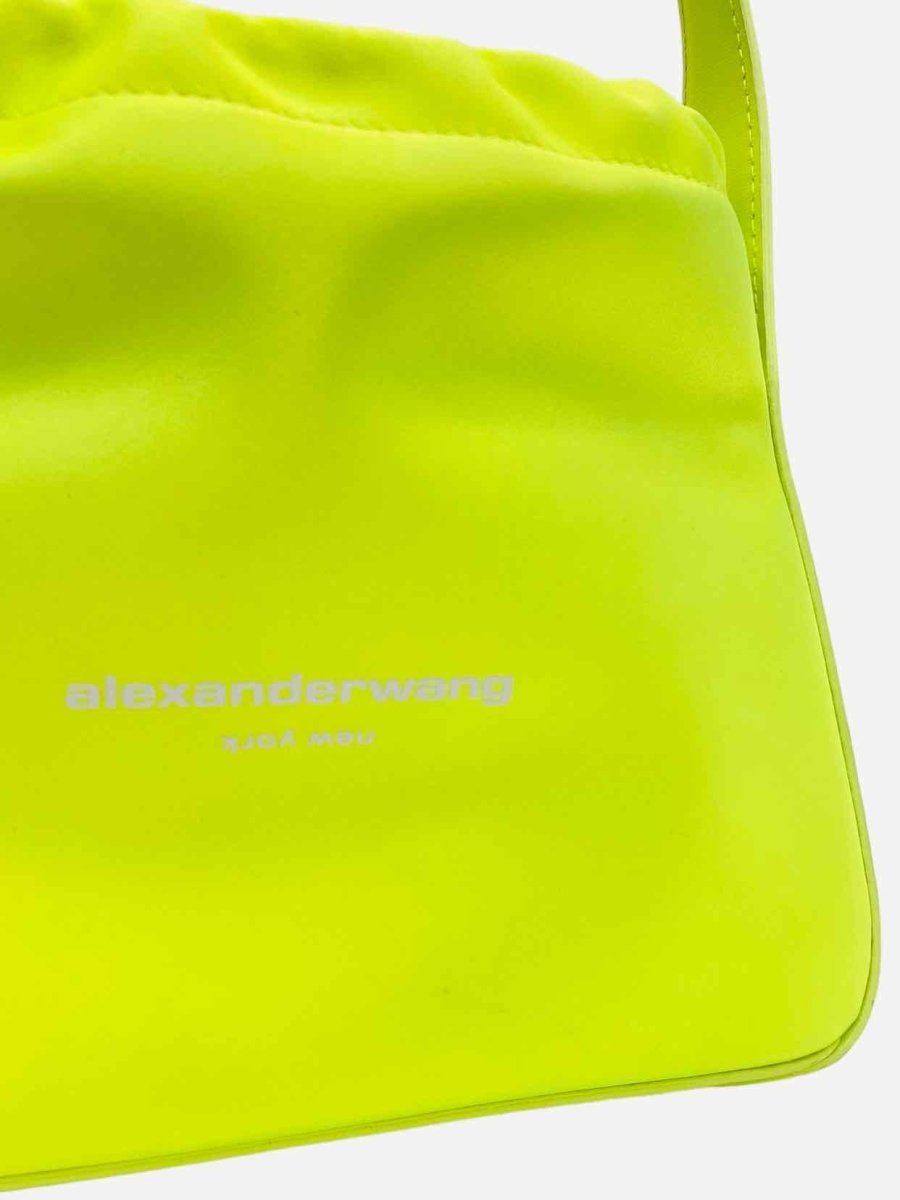 Pre-loved ALEXANDER WANG Ryan Neon Green Shoulder Bag from Reems Closet