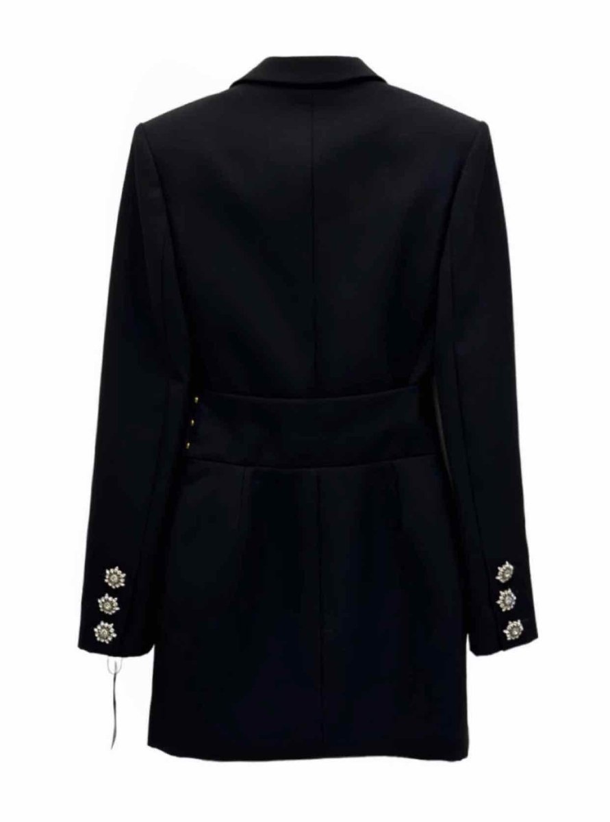 Pre - loved ALEXANDRE VAUTHIER Black Blazer Mini Dress at Reems Closet