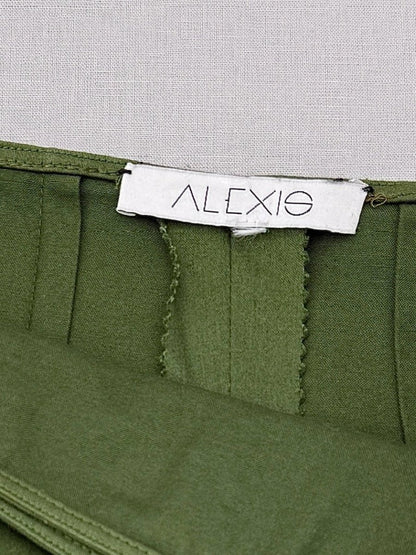 Pre - loved ALEXIS Green Size Small Skirt at Reems Closet