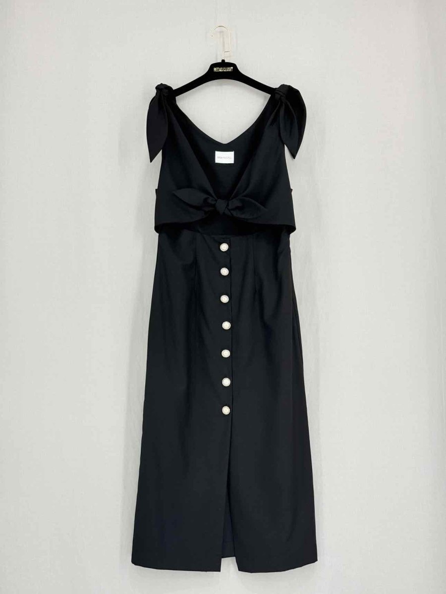 Pre - loved ALICE MCCALL Black Cutout Size Medium Midi Dress at Reems Closet