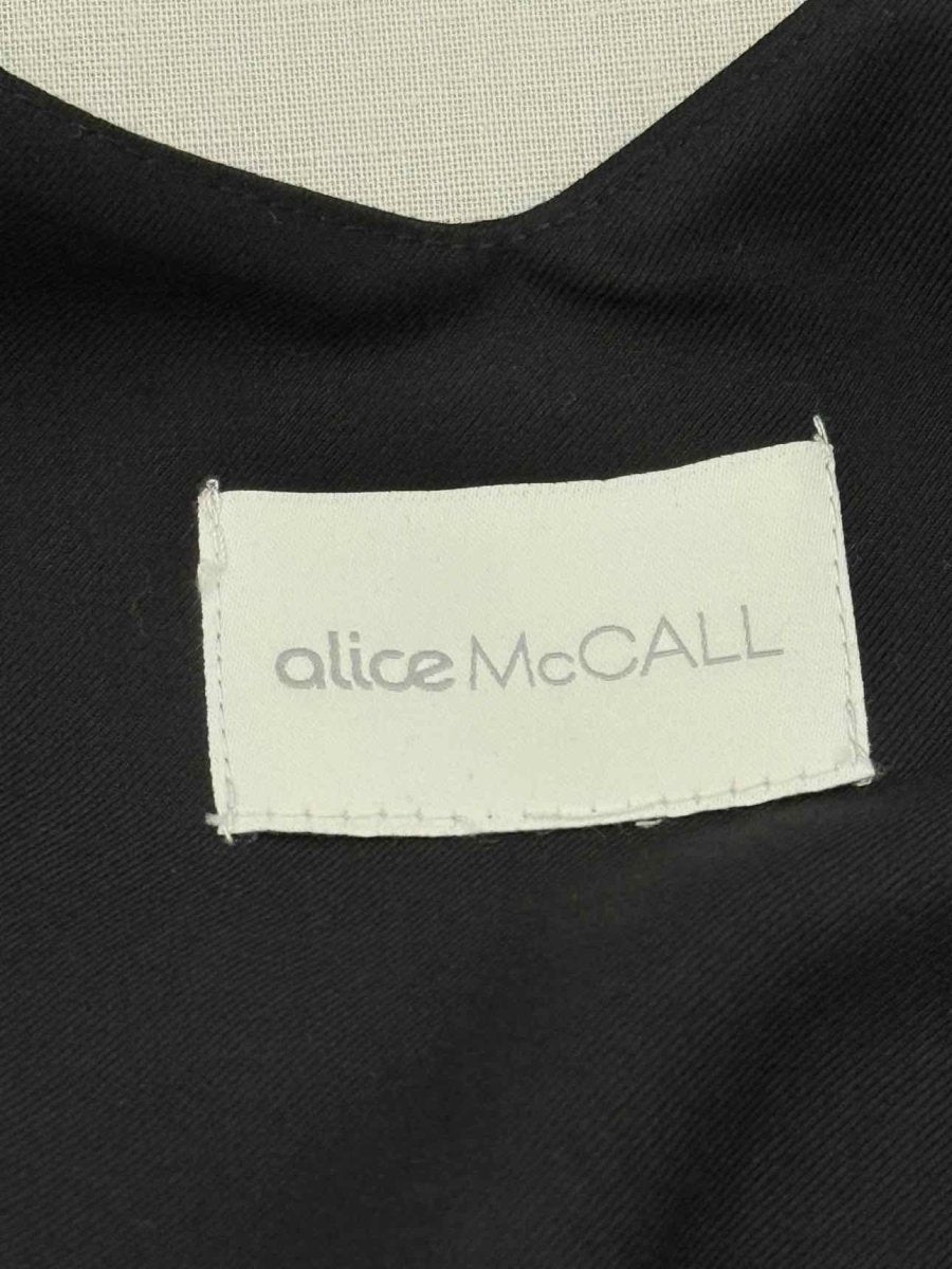 Pre - loved ALICE MCCALL Black Cutout Size Medium Midi Dress at Reems Closet