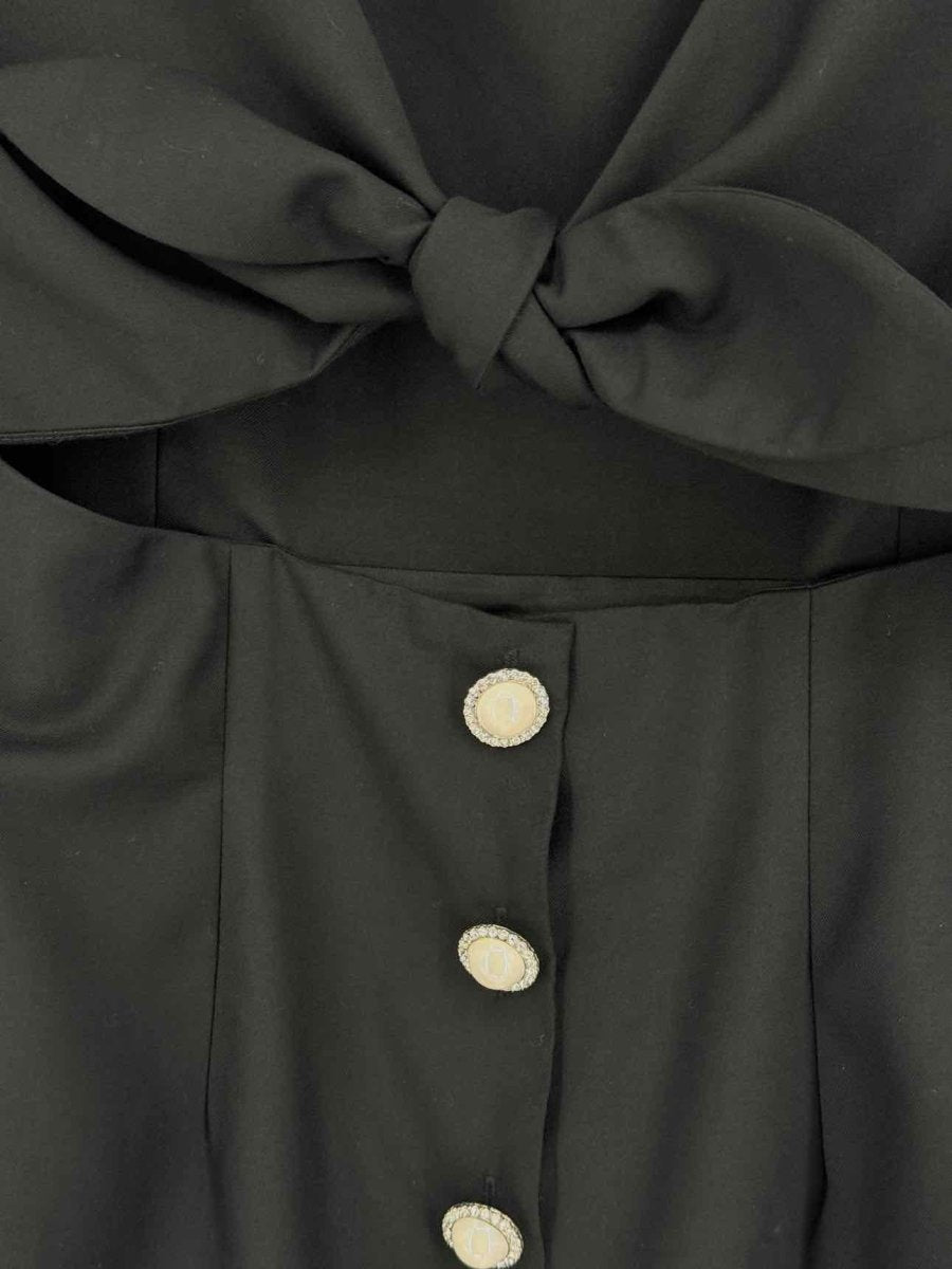 Pre - loved ALICE MCCALL Black Cutout Size Medium Midi Dress at Reems Closet