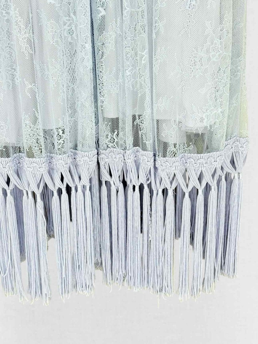 Pre - loved ALICE MCCALL Light Blue Size US 10 Midi Dress at Reems Closet