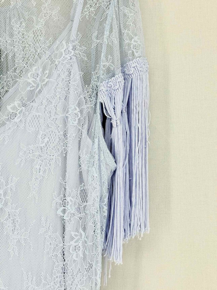 Pre - loved ALICE MCCALL Light Blue Size US 10 Midi Dress at Reems Closet