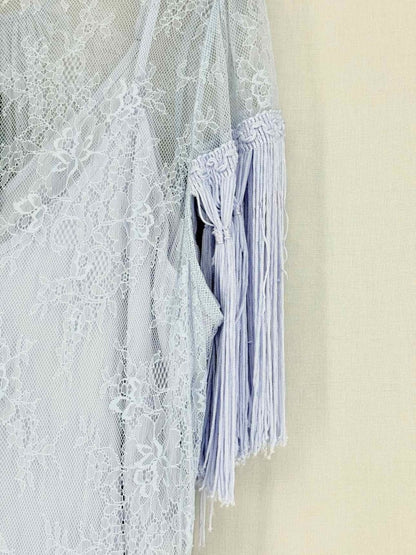 Pre - loved ALICE MCCALL Light Blue Size US 10 Midi Dress at Reems Closet