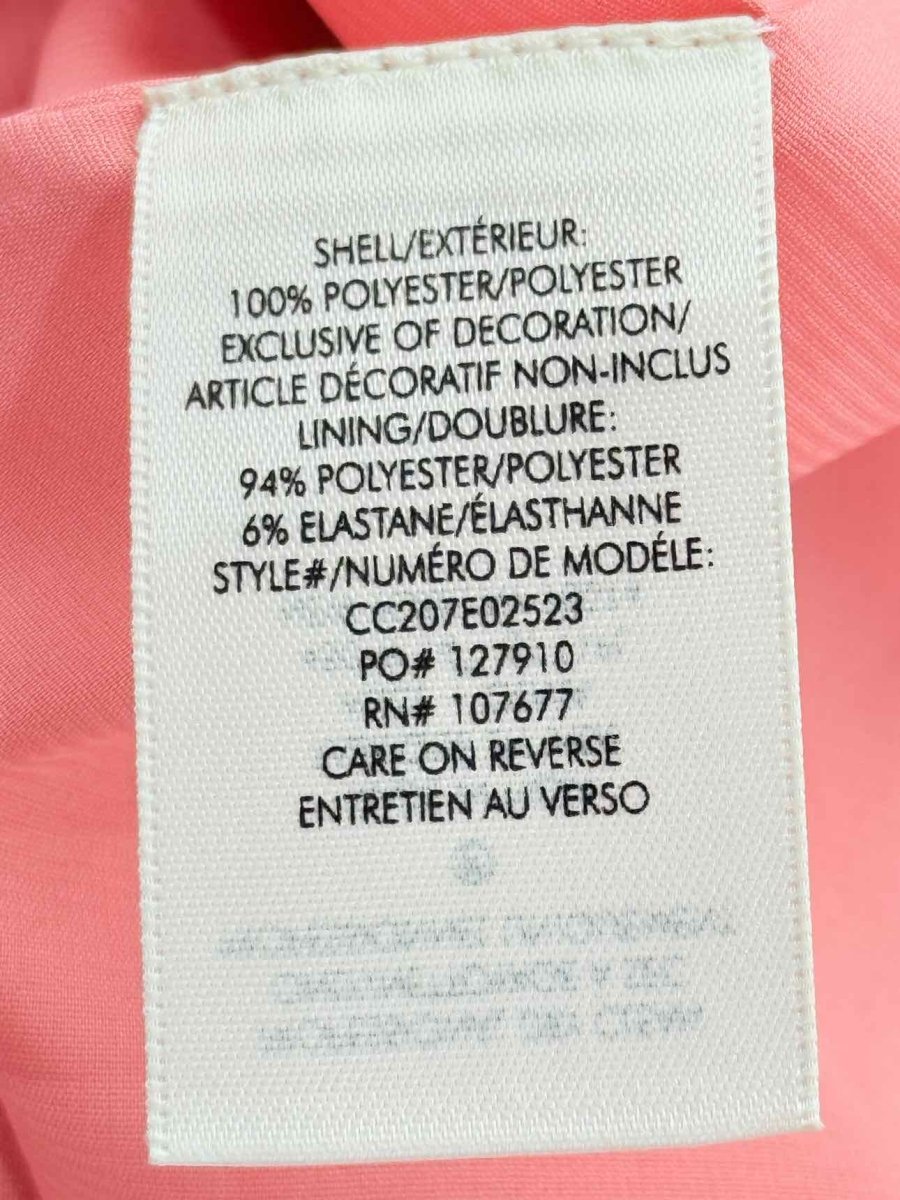 Pre - loved ALICE + OLIVIA Harmony Pink Size US 8 Midi Dress at Reems Closet