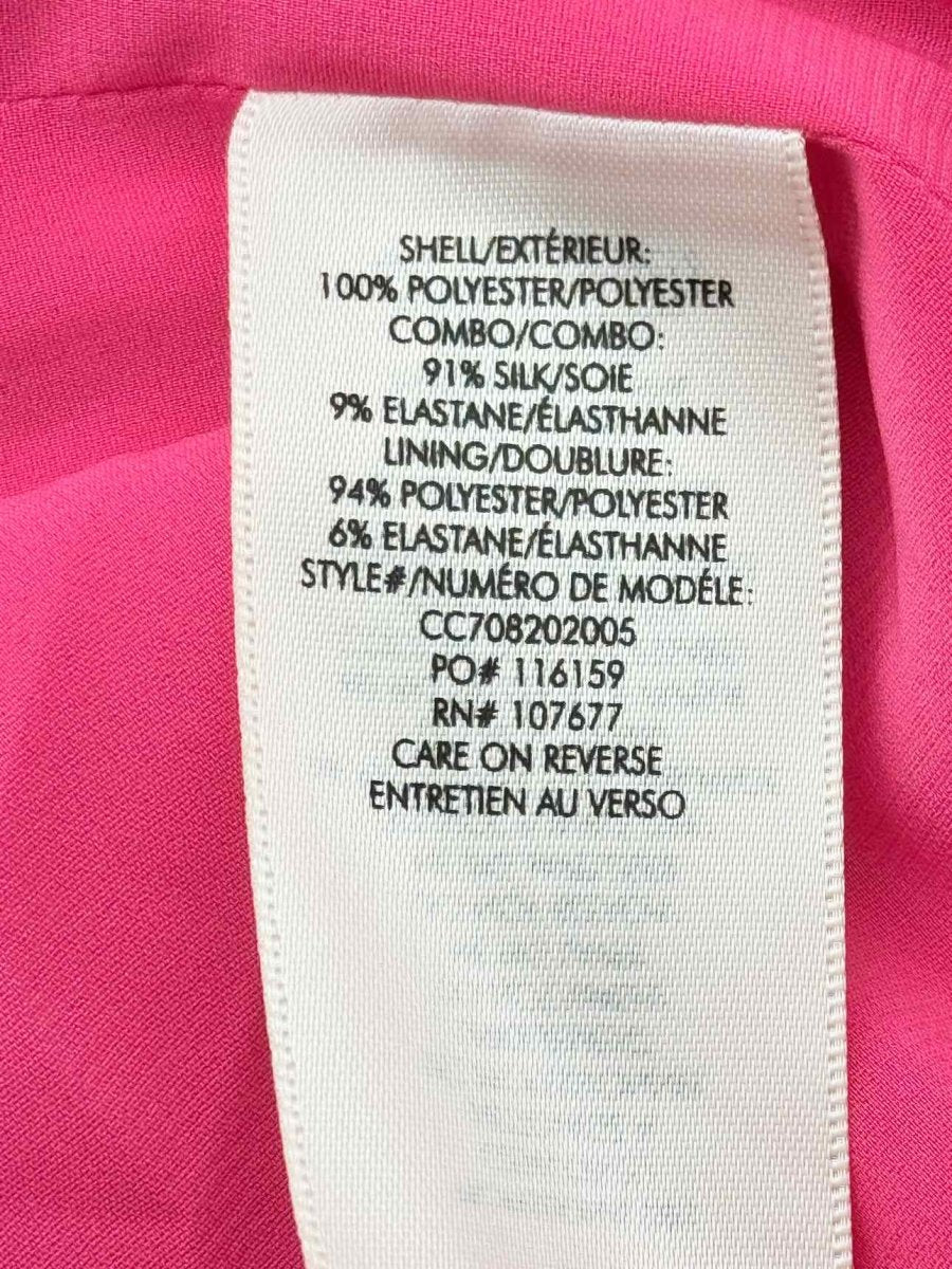 Pre - loved ALICE + OLIVIA Pink Frilled Size US 6 Top at Reems Closet