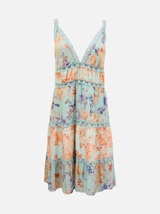 Pre - loved ALICE + OLIVIA Sundress Printed Knee Length Dress at Reems Closet