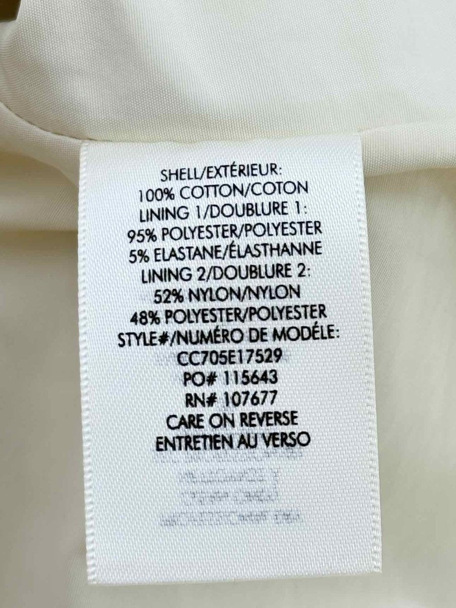 Pre - loved ALICE + OLIVIA White Multicolor Size US 4 Short Dress at Reems Closet