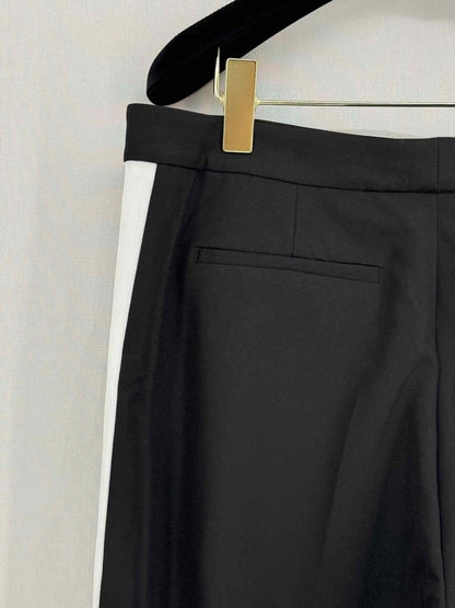 Pre - loved ALL SAINTS Black Side Panel Size US 10 Pants at Reems Closet