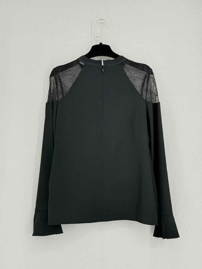 Pre - loved ALL SAINTS Black Size Medium Blouse at Reems Closet