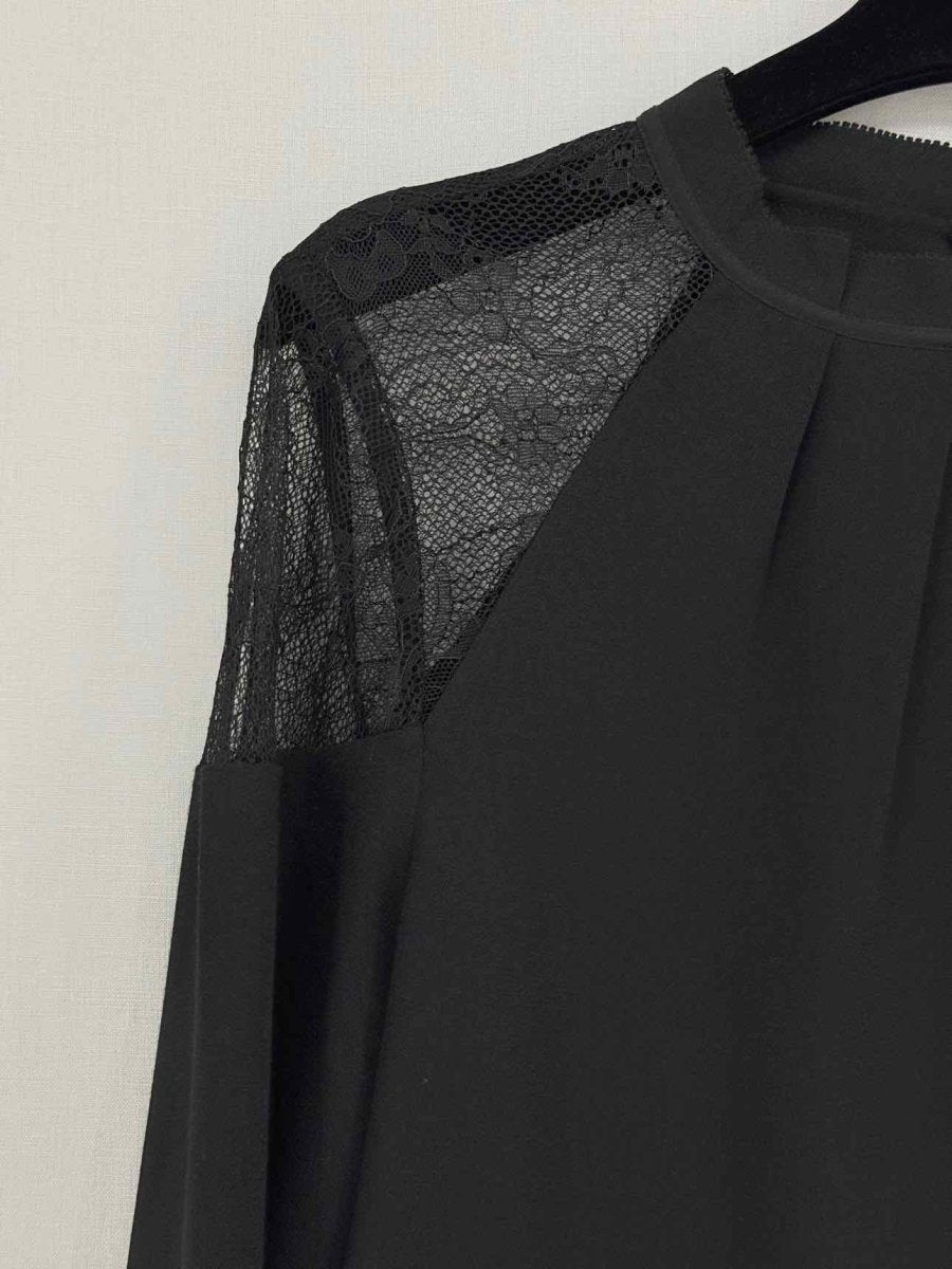 Pre - loved ALL SAINTS Black Size Medium Blouse at Reems Closet