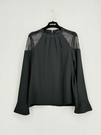 Pre - loved ALL SAINTS Black Size Medium Blouse at Reems Closet