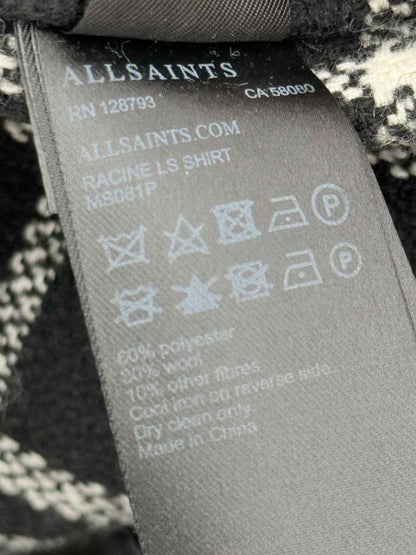 Pre - loved ALL SAINTS Black/White Size XLarge Jacket at Reems Closet