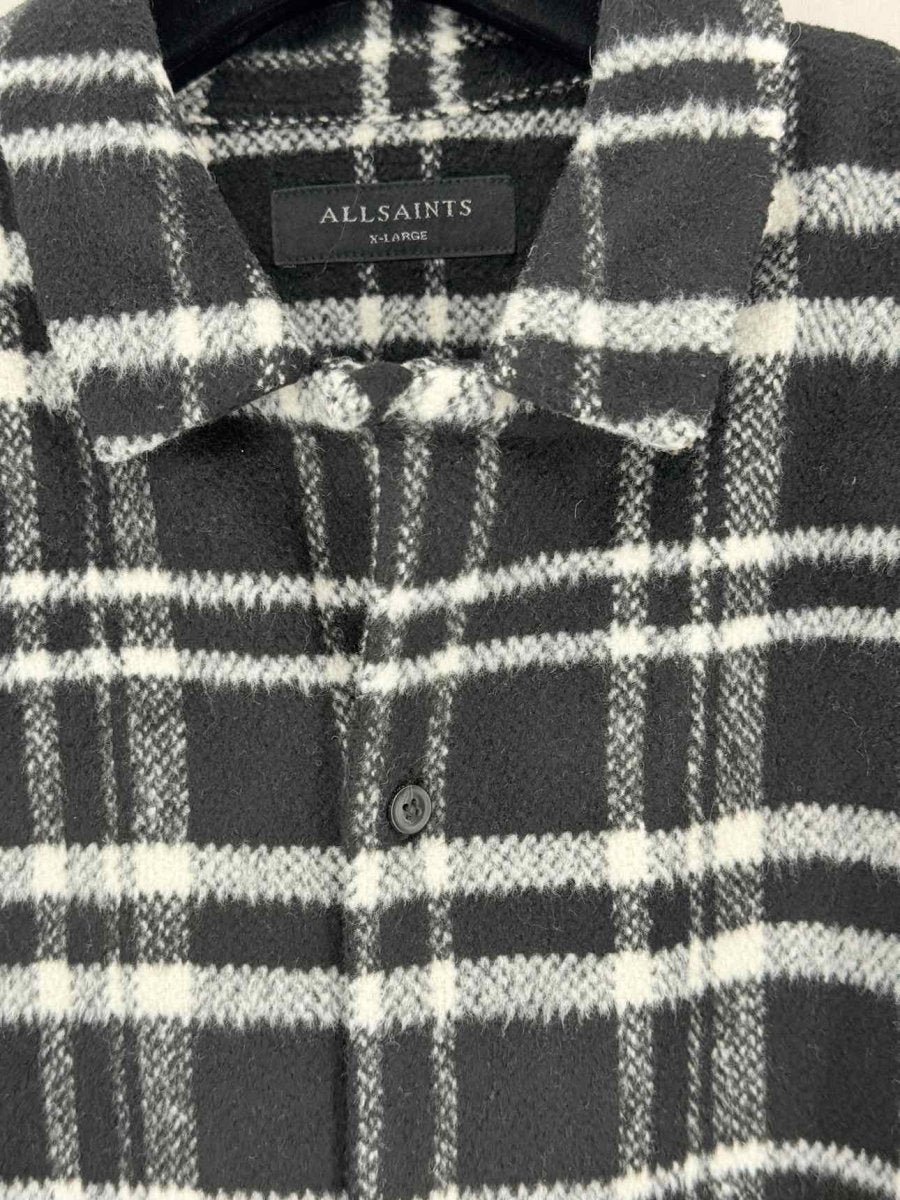 Pre - loved ALL SAINTS Black/White Size XLarge Jacket at Reems Closet