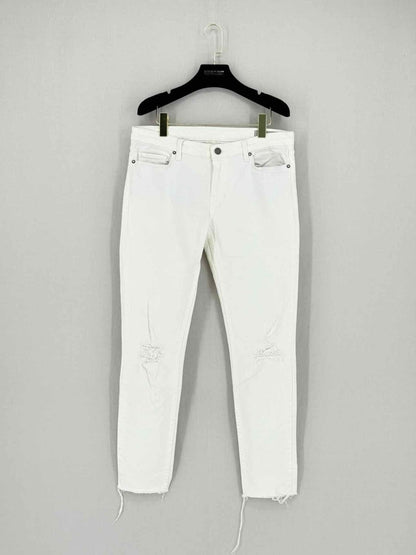 Pre - loved ALL SAINTS Straight Leg White Size 31 Jeans at Reems Closet