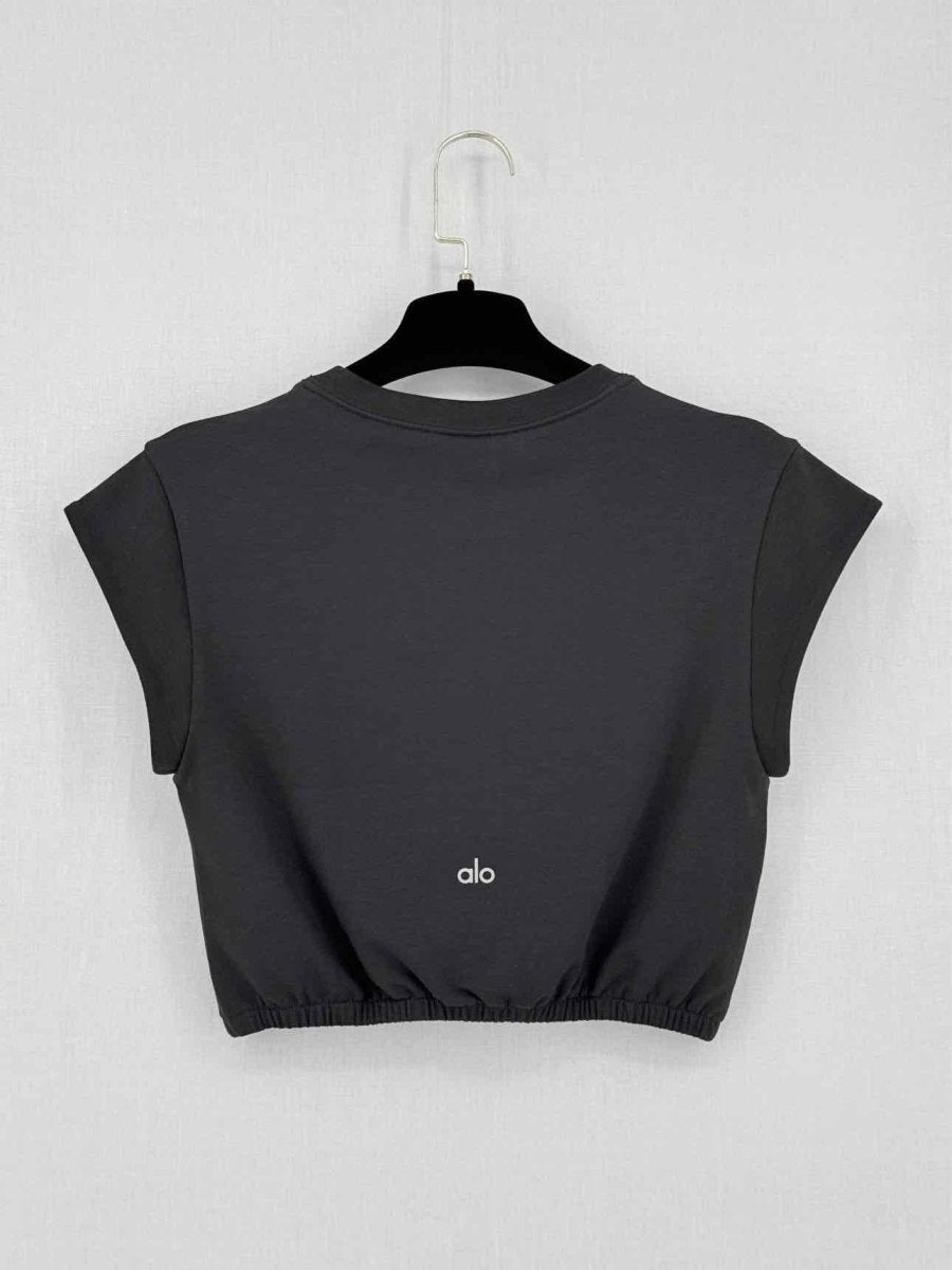Pre-loved ALO Yoga Black Size Small Top at Reems Closet