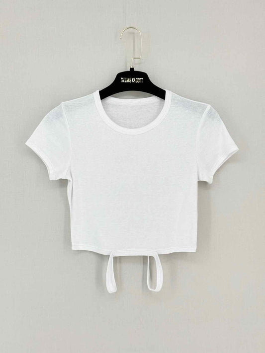 Pre-loved ALO Yoga White Size XSmall T-shirt at Reems Closet