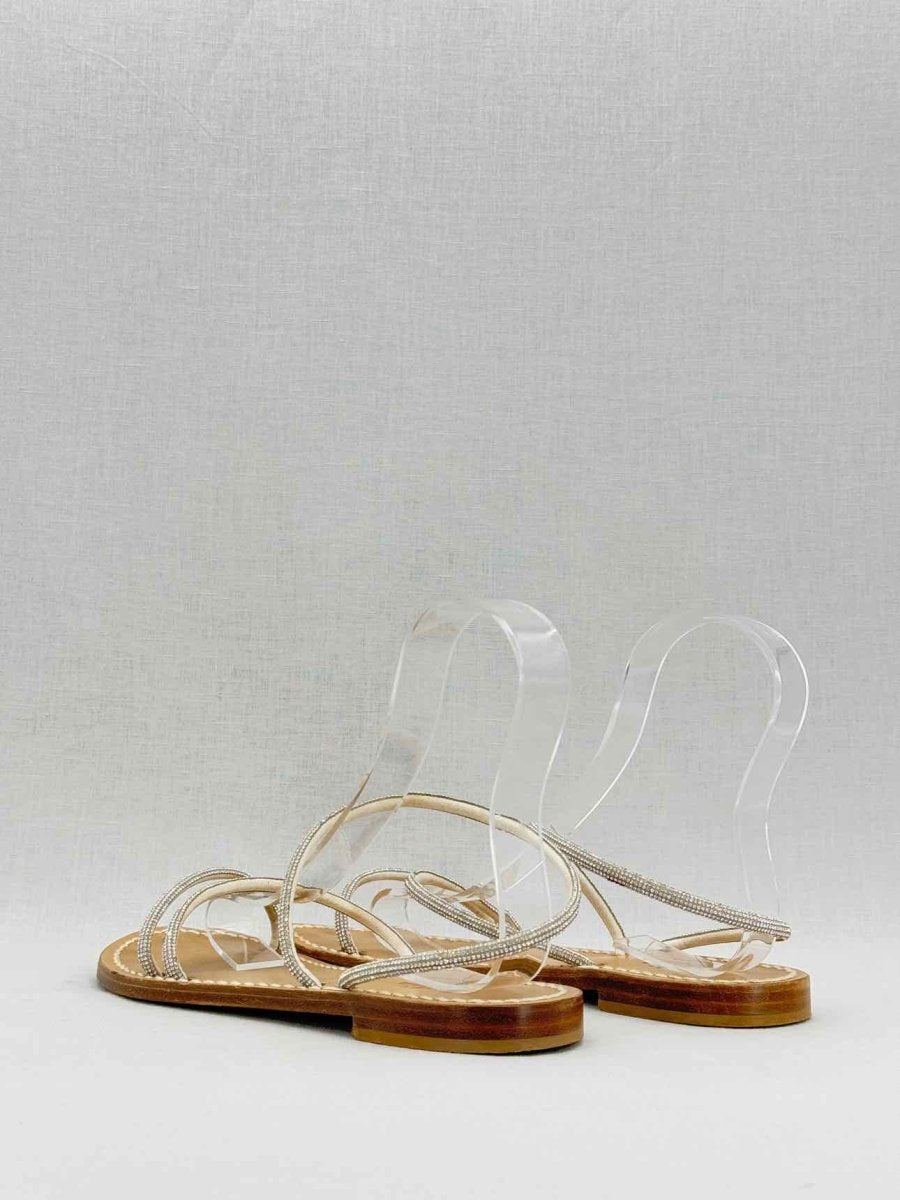 Pre - loved AMALIA Silver Size EU 39 Sandals at Reems Closet