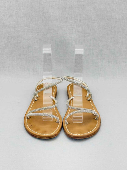 Pre - loved AMALIA Silver Size EU 39 Sandals at Reems Closet