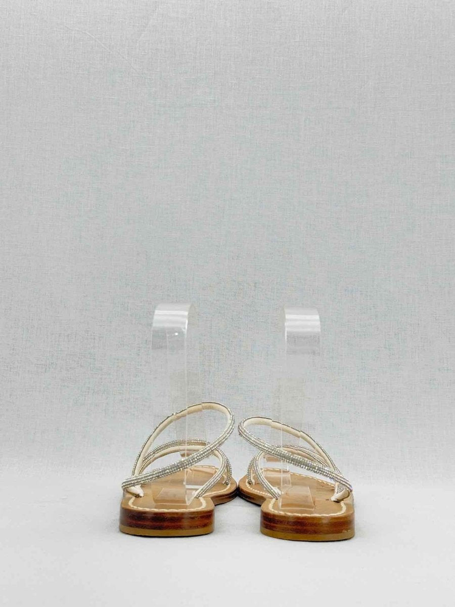 Pre - loved AMALIA Silver Size EU 39 Sandals at Reems Closet