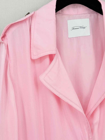 Pre - loved AMERICAN VINTAGE Light Pink Size Large Coat at Reems Closet