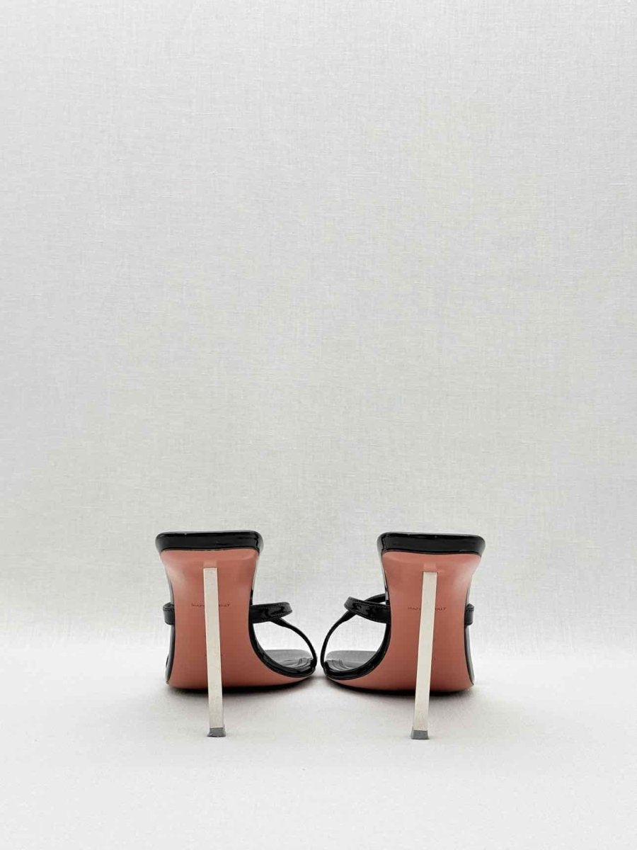 Pre - loved AMINA MUADDI Adriana Black Size EU 39 Mules at Reems Closet