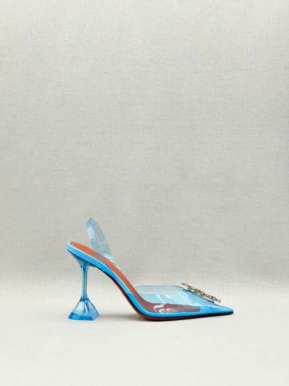 Pre-loved AMINA MUADDI Begum Blue Size EU 37 Pumps at Reems Closet