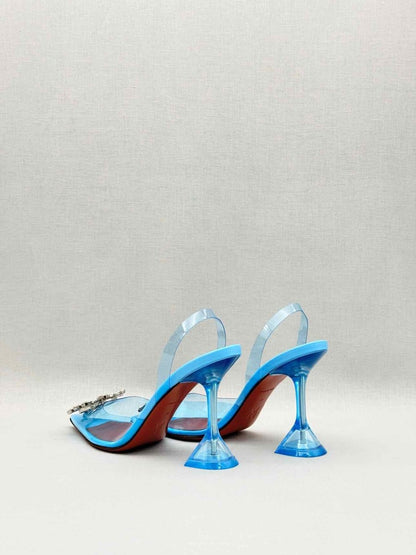 Pre-loved AMINA MUADDI Begum Blue Size EU 37 Pumps at Reems Closet