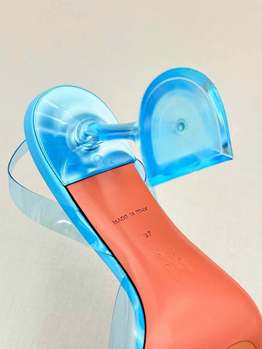 Pre-loved AMINA MUADDI Begum Blue Size EU 37 Pumps at Reems Closet