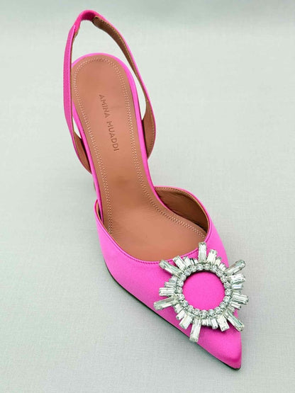 Pre-loved AMINA MUADDI Begum Pink Size EU 38 Pumps at Reems Closet