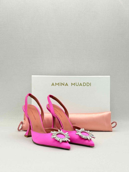 Pre-loved AMINA MUADDI Begum Pink Size EU 38 Pumps at Reems Closet