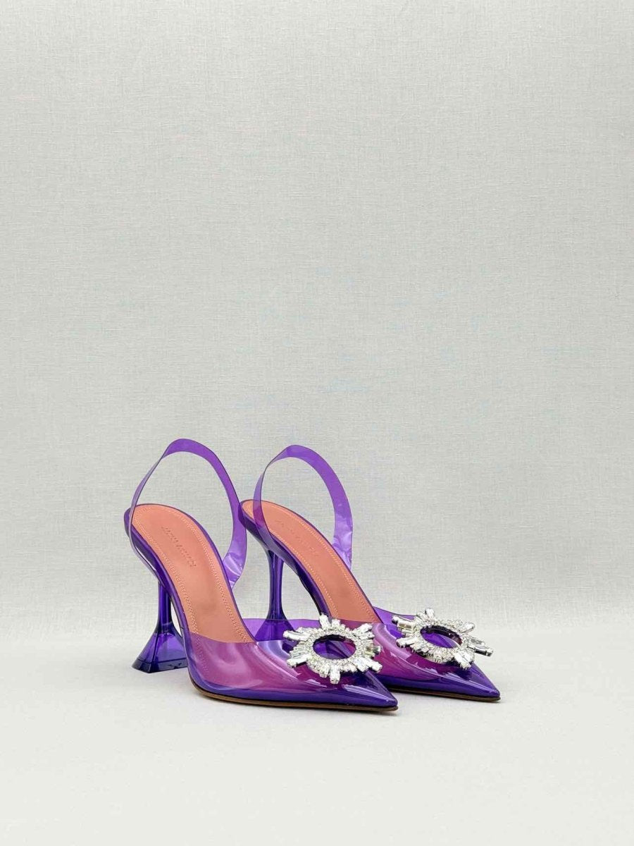 Pre-loved AMINA MUADDI Begum Purple Size EU 39 Pumps at Reems Closet