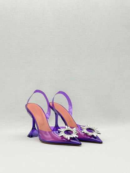 Pre-loved AMINA MUADDI Begum Purple Size EU 39 Pumps at Reems Closet
